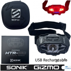 SONIK GIZMO HTR-160 LINTERNA FRONTAL RECARGABLE