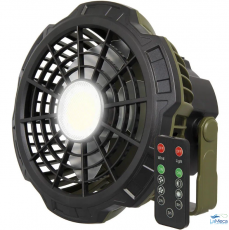 Ventilador recargable USB NGT con luz y batería externa. Ventilador recargable USB NGT con luz y batería externa.