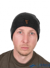 GORRO FOX COLLECTION BEANIE NEGRO Y NARANJA
