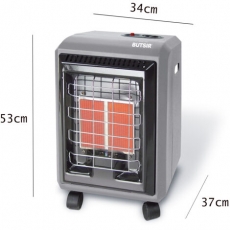 ESTUFA INFRARROJOS GRIS