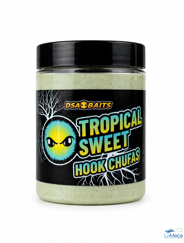 DSA BAITS HOOK CHUFA- TROPICAL SWEET 150GR SABOR DE ( CONVINADO DE 3 FRUTAS DIFERENTES)