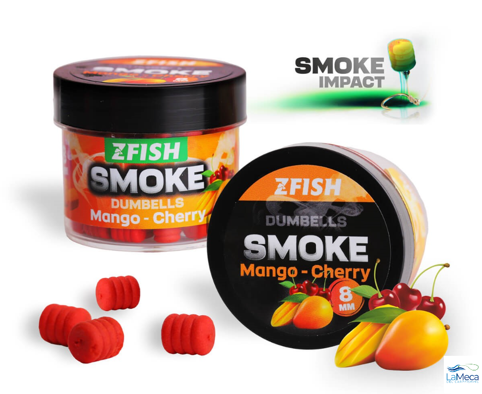 ZFISH Smoke POP-UP DUMBELLS 8 mm MANGO-CHERRY