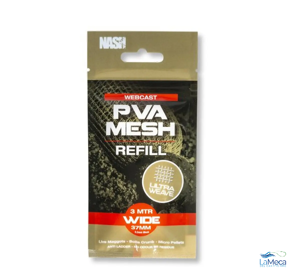 NASH WEDCAST ULTRA WEAVE PVA REFILL WIDE (37 mm x 3m)