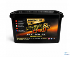 Krom Quality KR Premium Fast Boilies Solubles Mango & Chilli 16mm 3kg