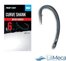 NASH CURVE SHANK SIZE 6 MICRO BARBED