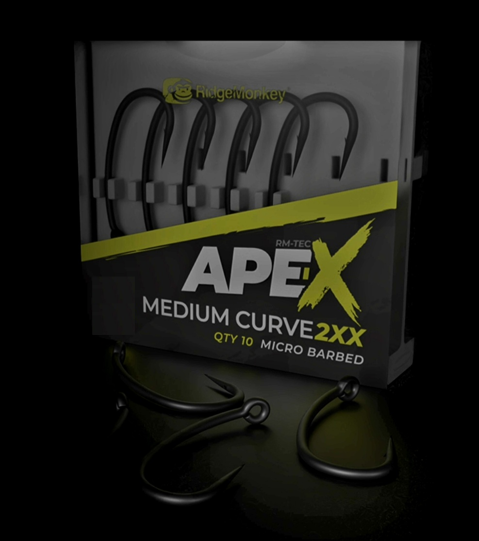 ANZUELO RIDGEMONKEY Ape-X Medium Curve 2XX Nº 6