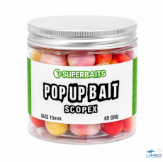 SUPERBAITS POP UPS SCOPEX 15MM