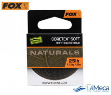 TRENZADO FOX NATURALS CORETEX 25lb 20m
