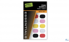 FOX Bordes Espuma Barriles 7x12mm Color Mixto 10pcs.