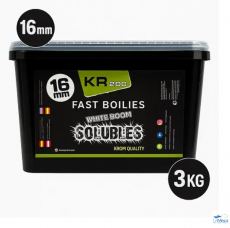Krom Quality KR200 Fast Boilies White Boom Solubles 16mm 3kg