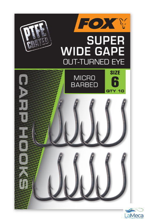 FOX SUPER WIDE GAPE - OUT-TURNED EYE (DIFERENTES MEDIDAS)