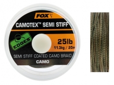FOX CAMOTEX SEMI STIFF COATED CAMO BRAID 25 LB 20 M