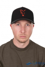 GORRA FOX TRUCKER NEGRO-NARANJA