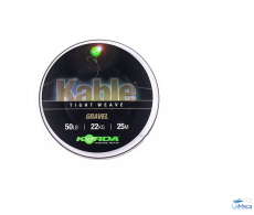 KORDA KABLE TIGHT WEAVE 25MT GRAVEL 50LB 22KG