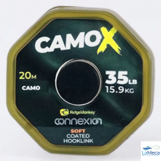 RIDGEMONKEY CONNEXION CAMO X SOFT COATED HOOKLINK 35lb RIDGEMONKEY CONNEXION CAMO X SOFT COATED HOOKLINK 35lb