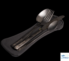 RIDGE MONKEY DLX CUTLERY SET X4 PIECE RIDGE MONKEY DLX CUTLERY SET X4 PIECE