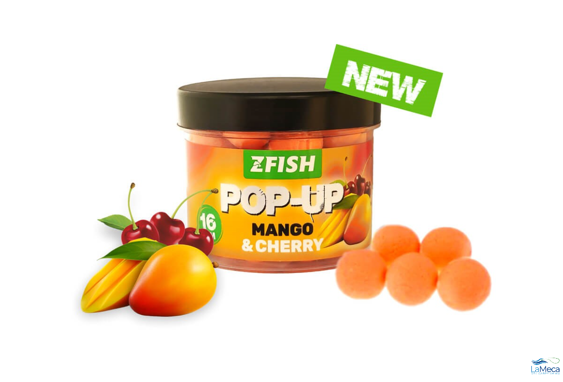 ZFISH FLOATING BOILIES POP UP 16MM - 60g MANGO CHERRY