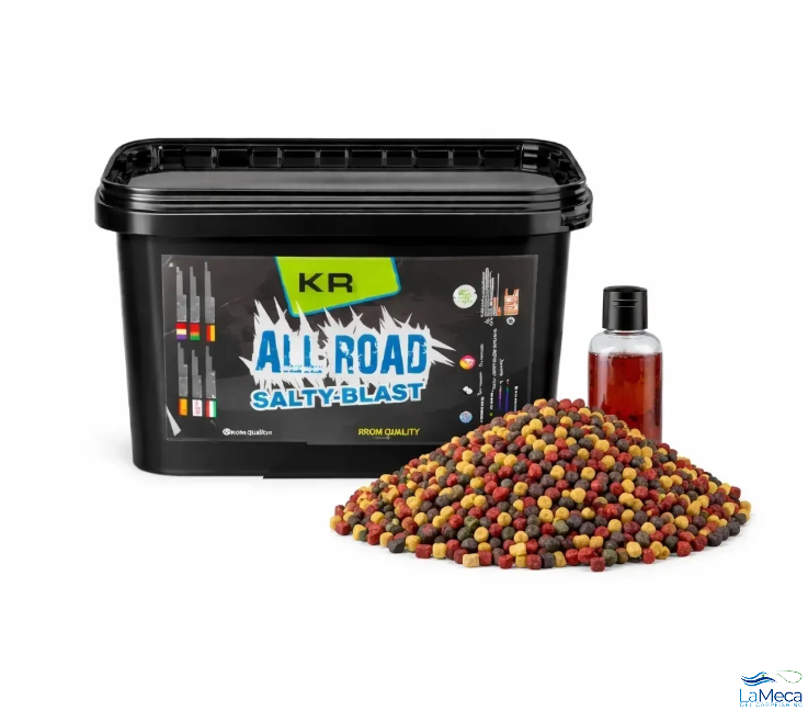 Krom Quality Baits Pack Salty Blast Pellets 3kg