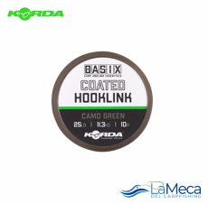 KORDA BASIX COATED HOOKLINK CAMO 25LB 10M