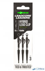 LEADCORE KORDA LEAD CLIP QC KABLE VERDE 50cm