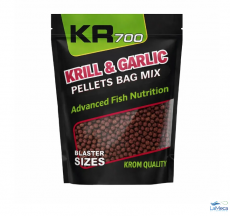 Pellets Krill & garlic  Krom Quality 3mm/4,5mm/6mm 800gr