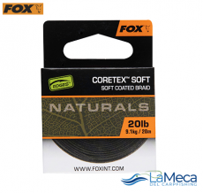 TRENZADO FOX NATURALS CORETEX 20lb 20m