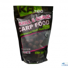 KROM QUALITY KR100 BOILIES SOLUBLES KRILL & GARLIC 16MM