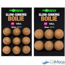 KORDA SLOW-SINKING BOILIE 15MM Y 18MM