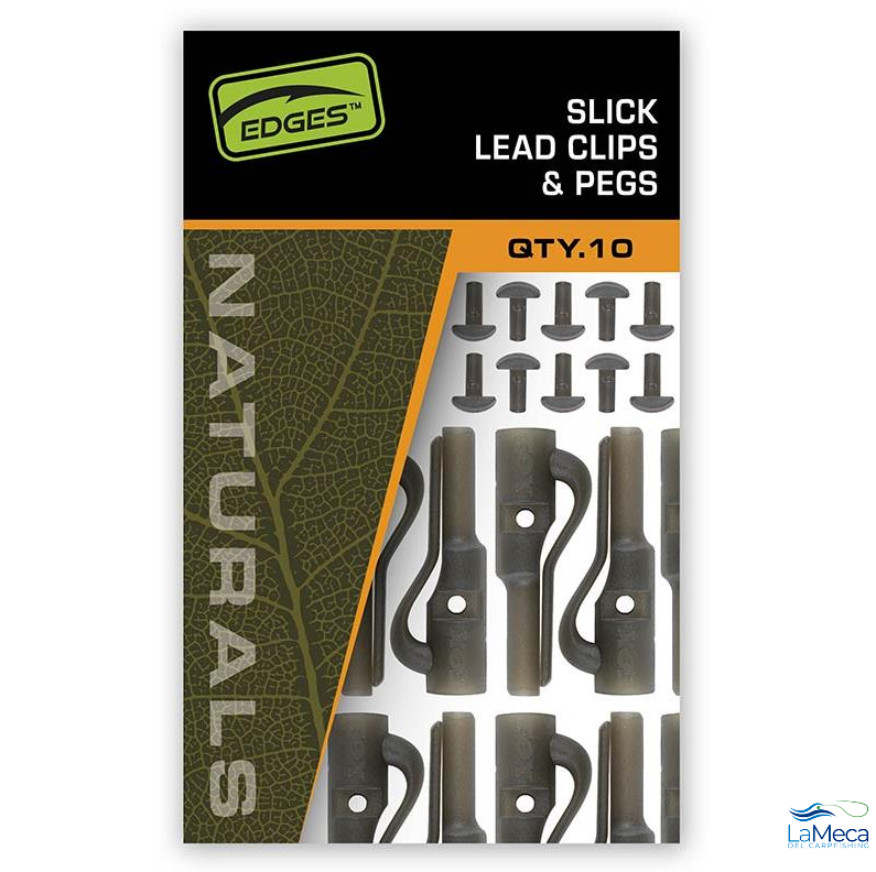 Clip Plomb Fox Edges Camo Slik Lead Clip + Pegs