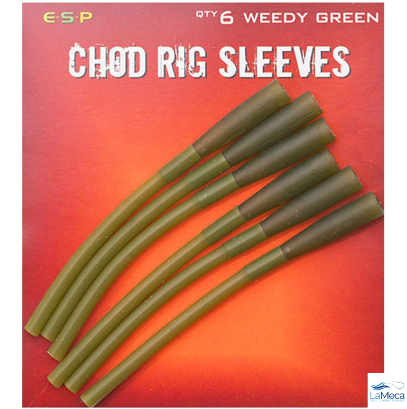 ESP Chod Rig Sleeves Weedy Green