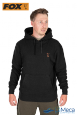 SUDADERA FOX COLLECTION HOODY BLACK & ORANGE