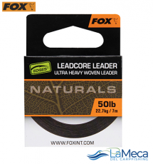 LEADCORE LEADER FOX NATURALS 50LB 7M