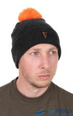 GORRO FOX COLLECTION BOBBLE HAT - NEGRO-NARANJA